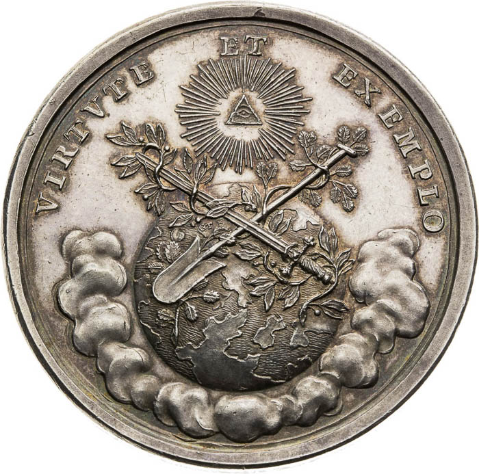 Strieborná medaila 1764 - reverz
