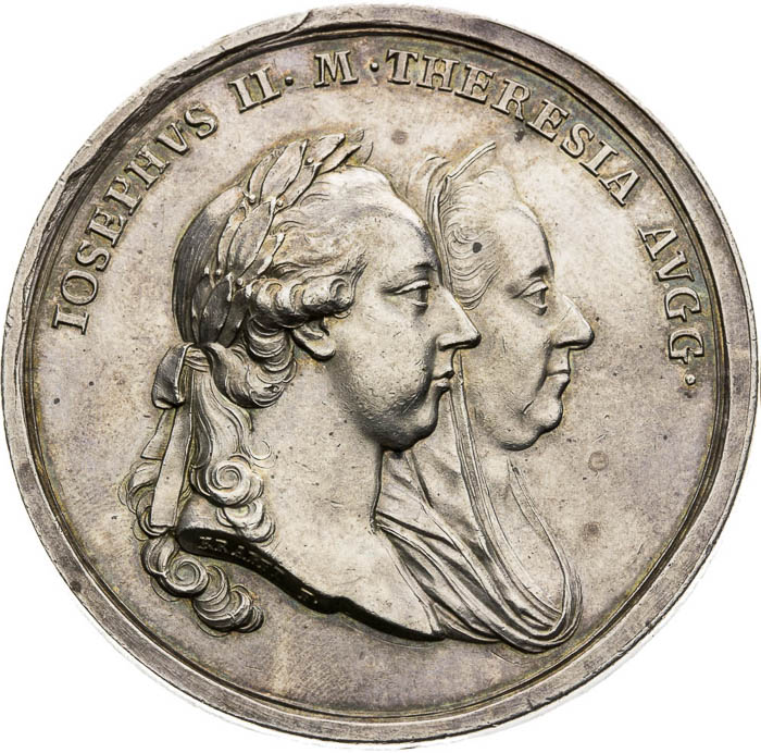 Silver Medal 1773 - front