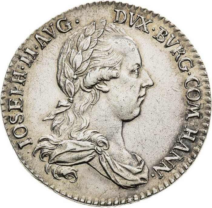 Silver Token 1781 - front