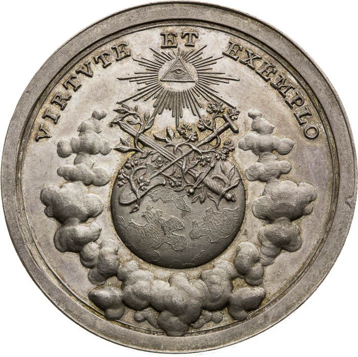 Silver Medal 1764 - back