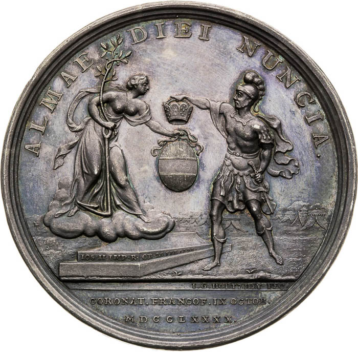 Silver Medal 1790 - back