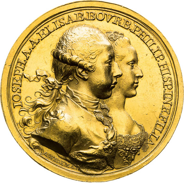 Gold Medal 1760 (10 Ducats) - front