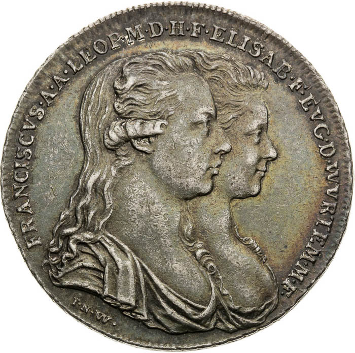 Strieborná medaila 1788 - averz