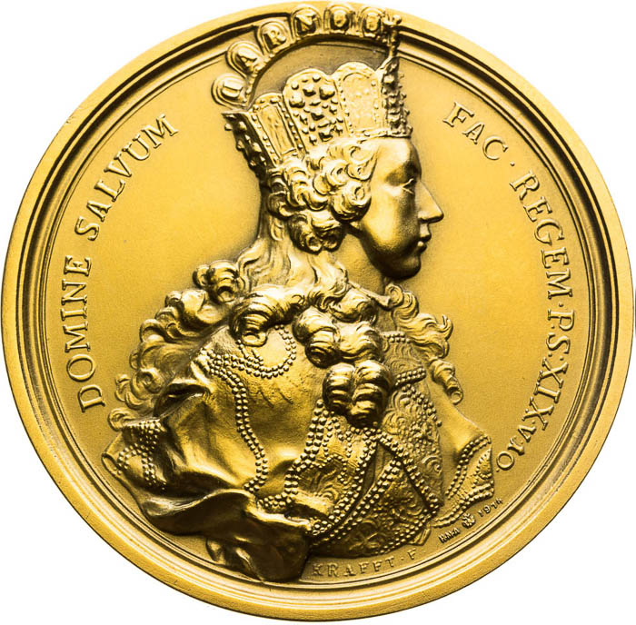 Zlatá medaila 1764/1914 (25 Dukát) - averz