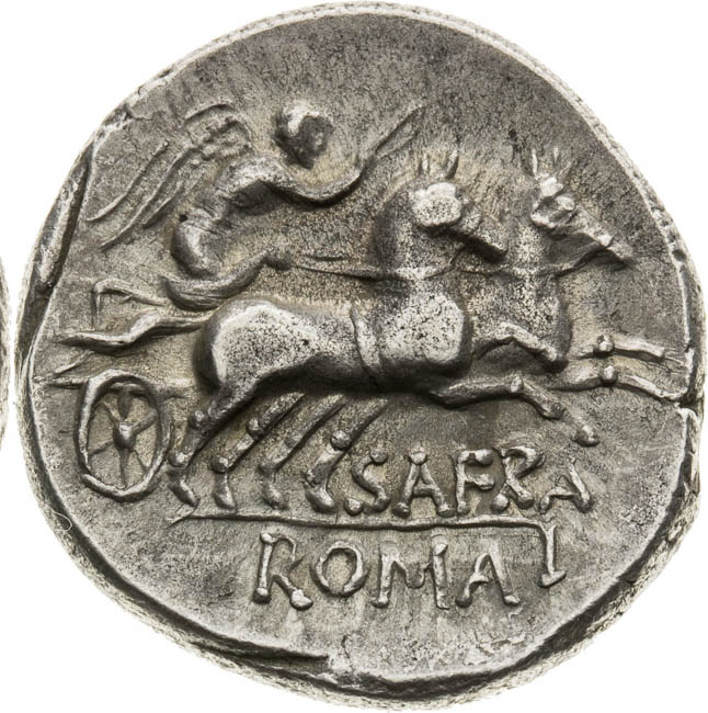 Denár (150 pr. Kr.) - reverz
