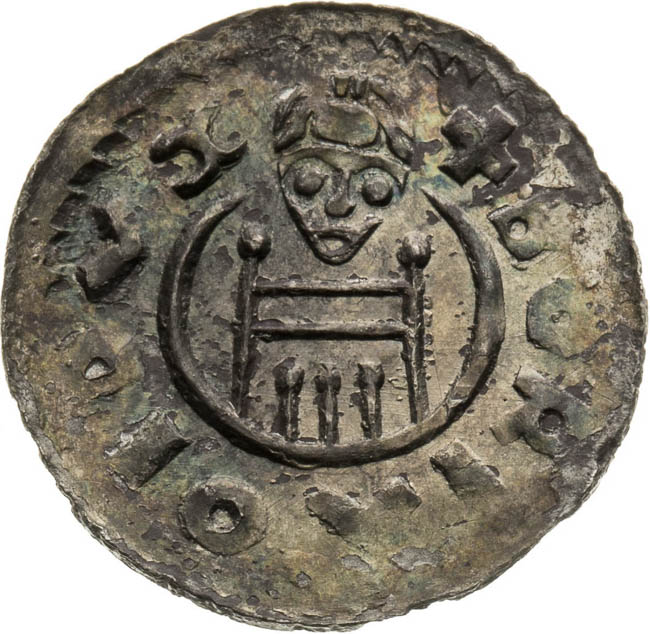 Denar (1091-1092) - back