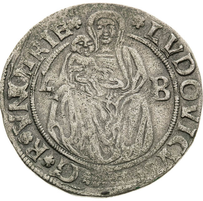 Groschen 1522 - back