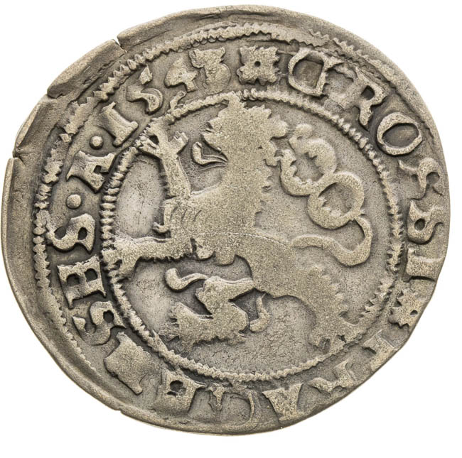 Prague Groschen 1543, 1544 (2 pcs) - front