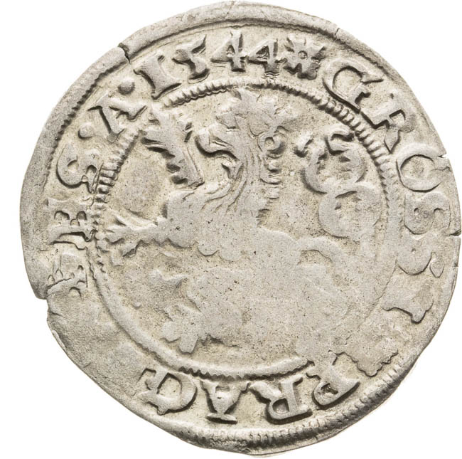 Prague Groschen 1543, 1544 (2 pcs) - back