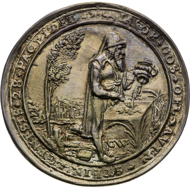 Silver medal (1535) - front