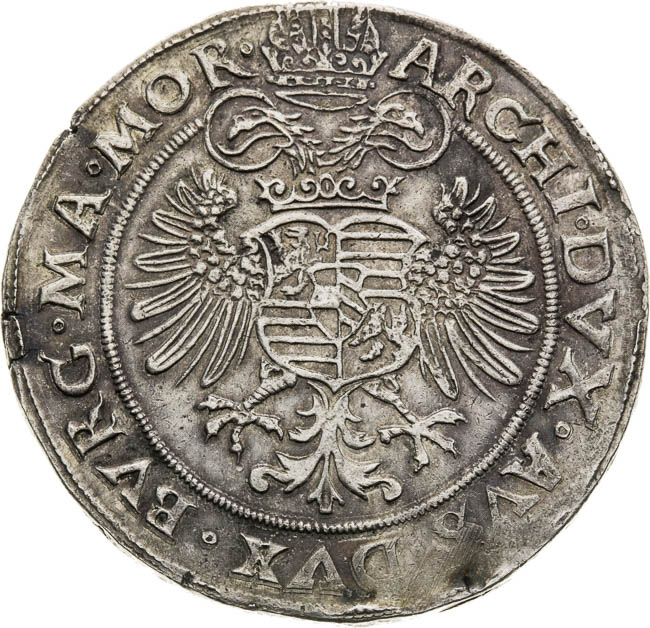 1/2 Thaler 1575 - back