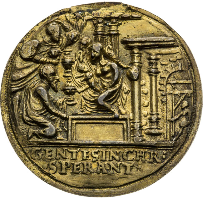 Stříbrná medaile 1567 - avers