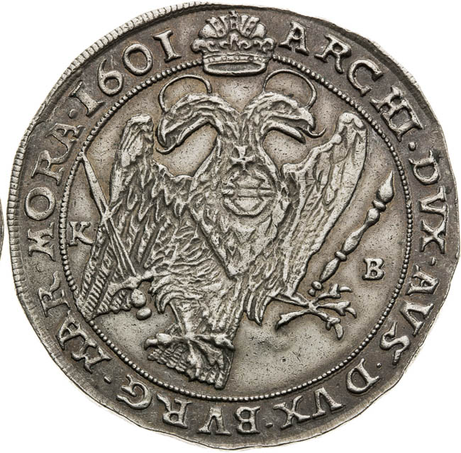 Thaler 1601 - back