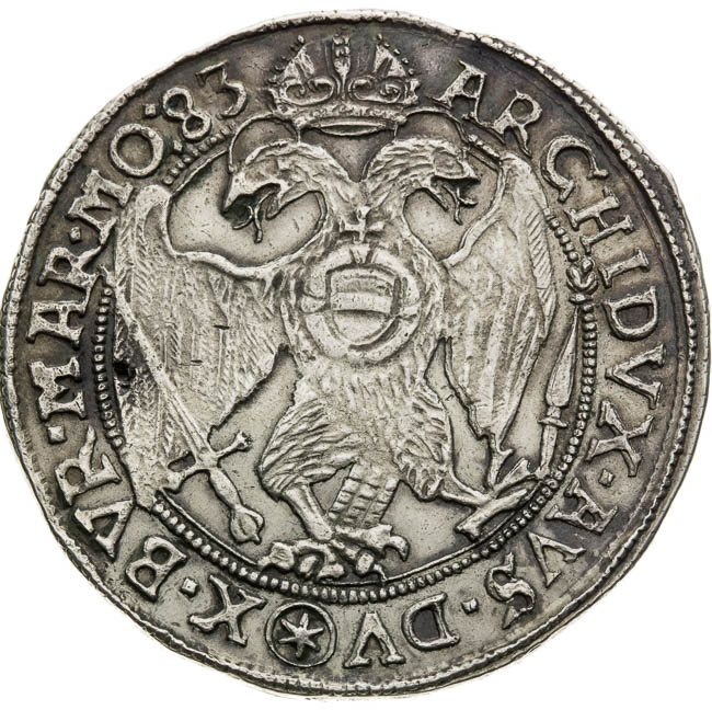 1/2 Thaler 1583 - back
