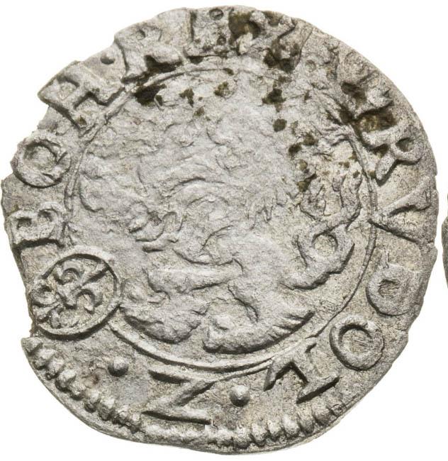 Bílý peníz 1602 - avers
