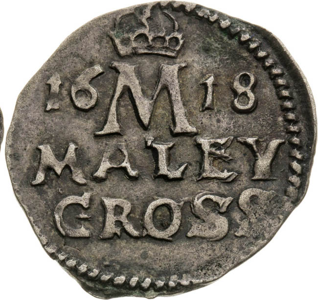 Malý groš 1618 - reverz