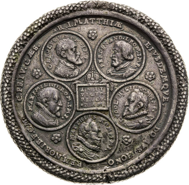 Strieborná medaila 1613 - reverz