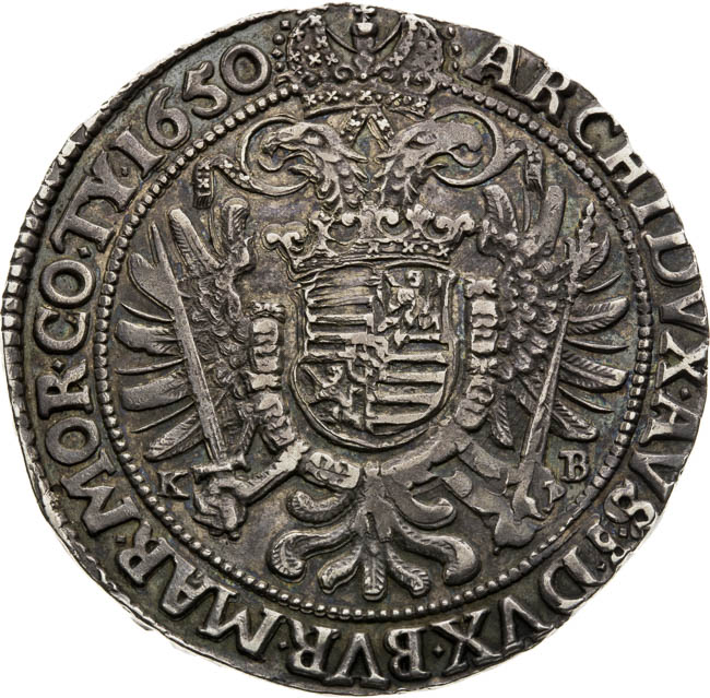 Thaler 1650 - back
