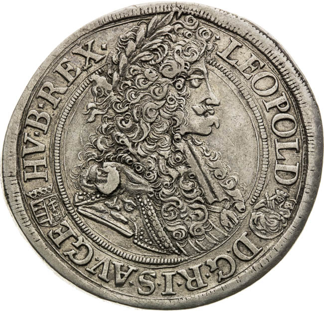 1/2 Toliar 1695 - averz