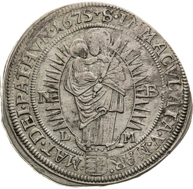 XV Kreutzer 1675 - back
