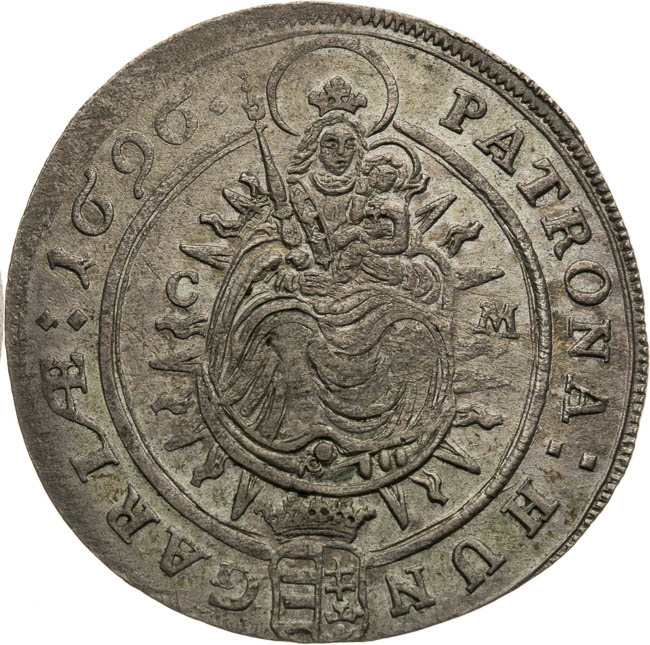 XV Kreutzer 1696 - back
