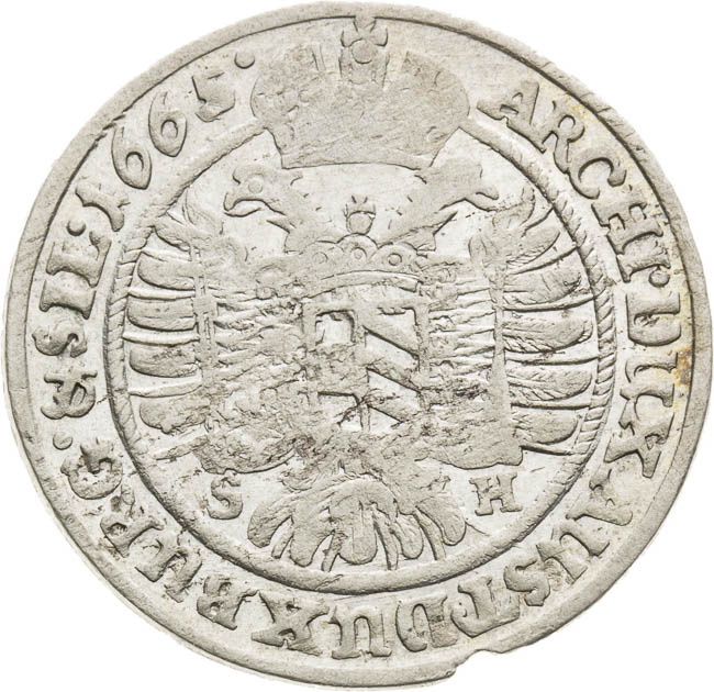 VI Kreutzer 1665 - back