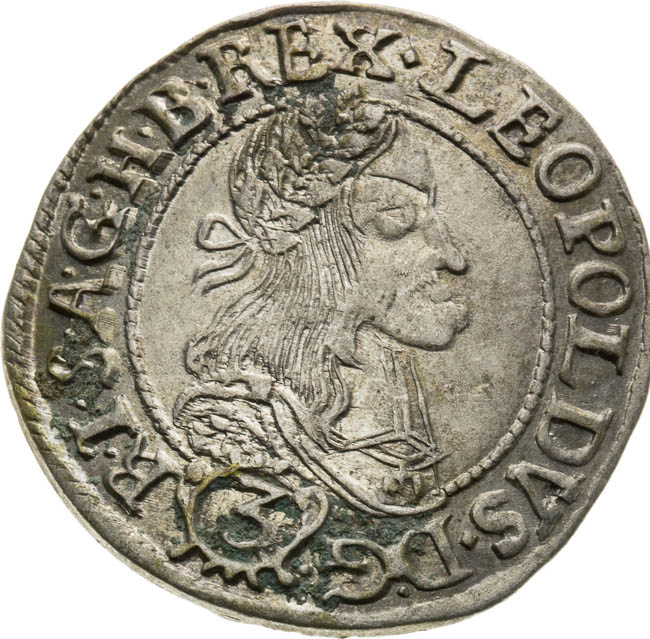 3 Kreutzer 1665 - front