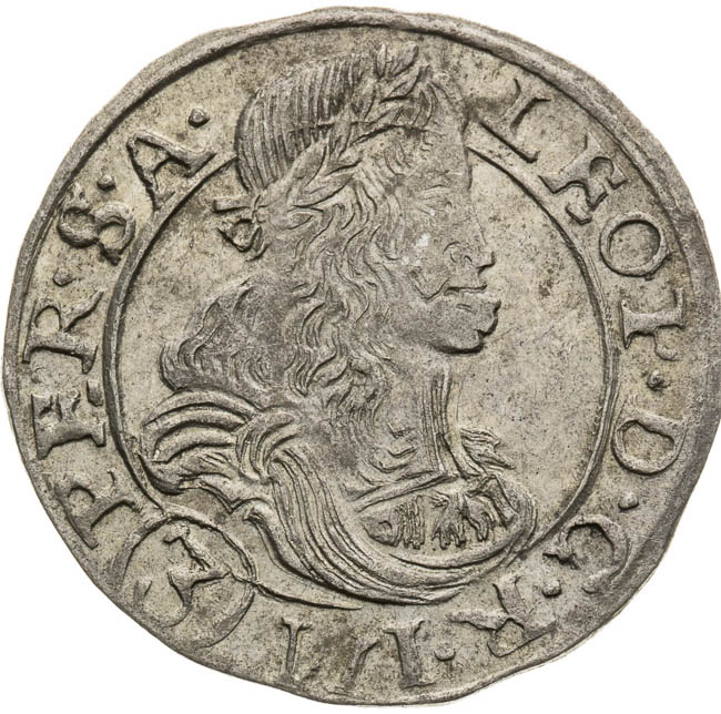 3 Kreutzer 1681 - front