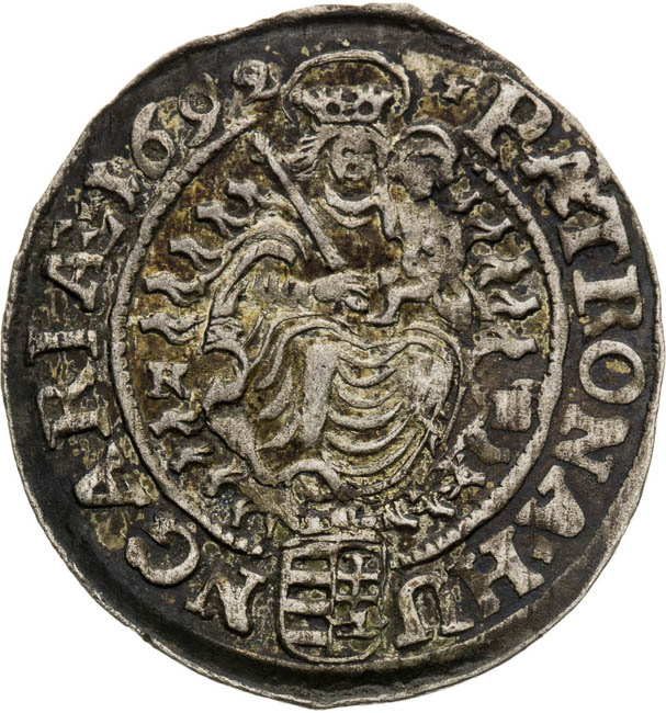 3 Kreutzer 1692 - back