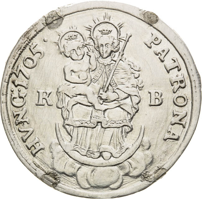 1/2 Thaler 1705 - back
