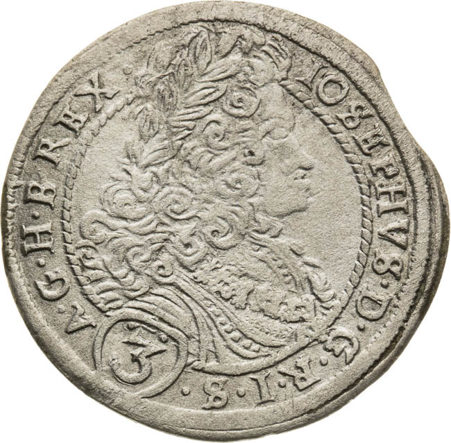 3 Grajciar 1710  - averz