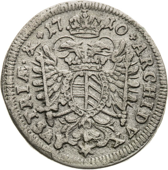 3 Grajciar 1710 - reverz