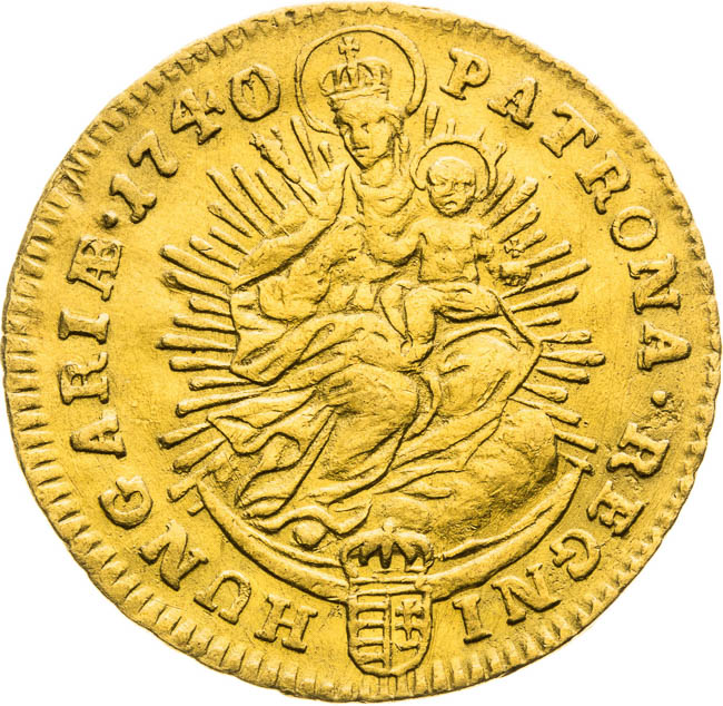 Ducat 1740 - back