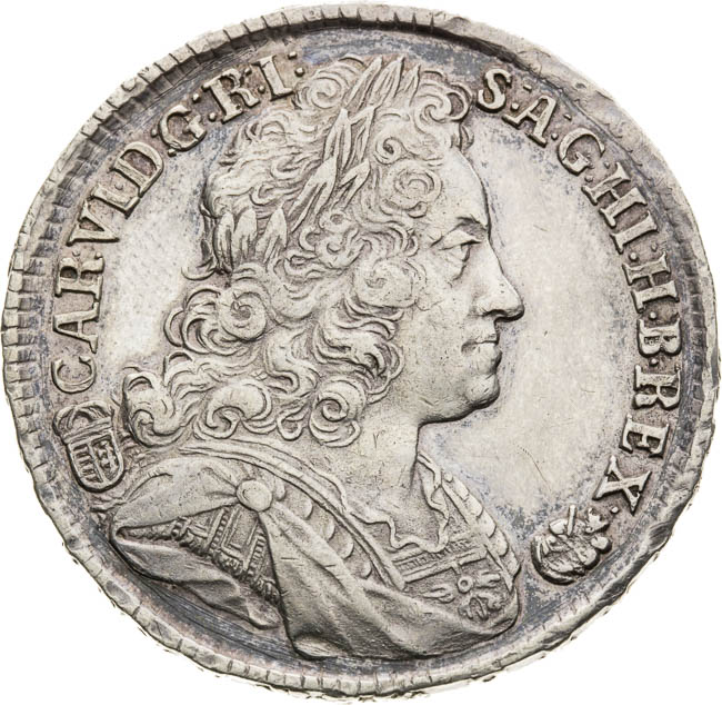 1/2 Thaler 1735 - front