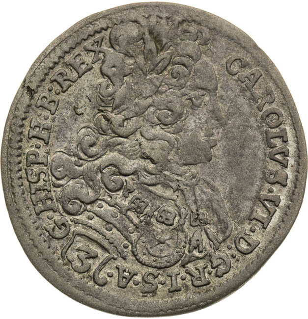 3 Krejcar 1712 - avers