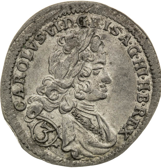 3 Krejcar 1716 - avers