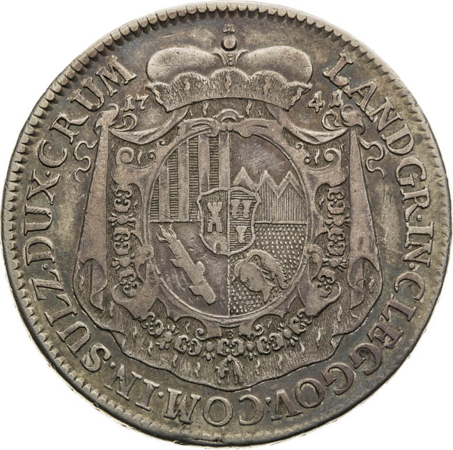 Thaler 1741 - back