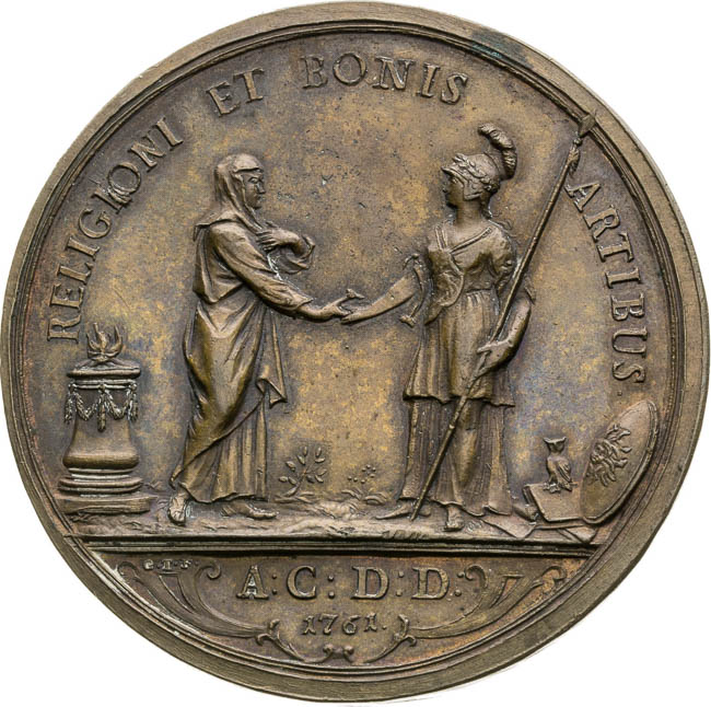 Medaile 1761 - revers