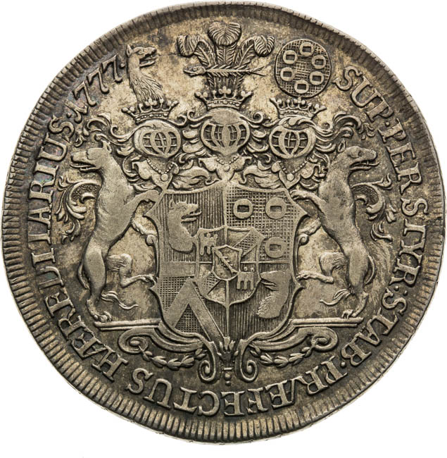 1/2 Thaler 1777 - back