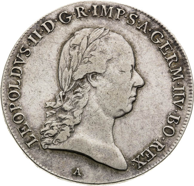 1/2 Thaler 1792 - front