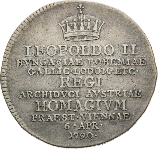 Silver Token 1790 - front