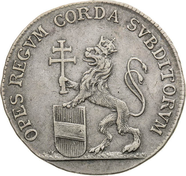Silver Token 1790 - back