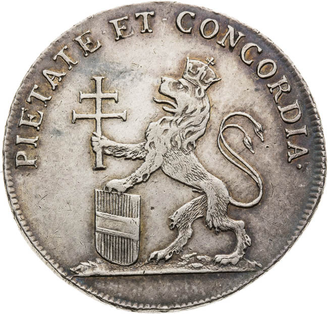 Silver Token 1790 - back