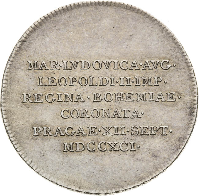 Silver Token 1791 - front