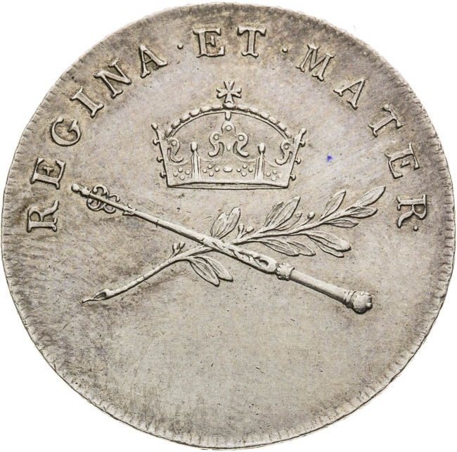 Silver Token 1791 - back