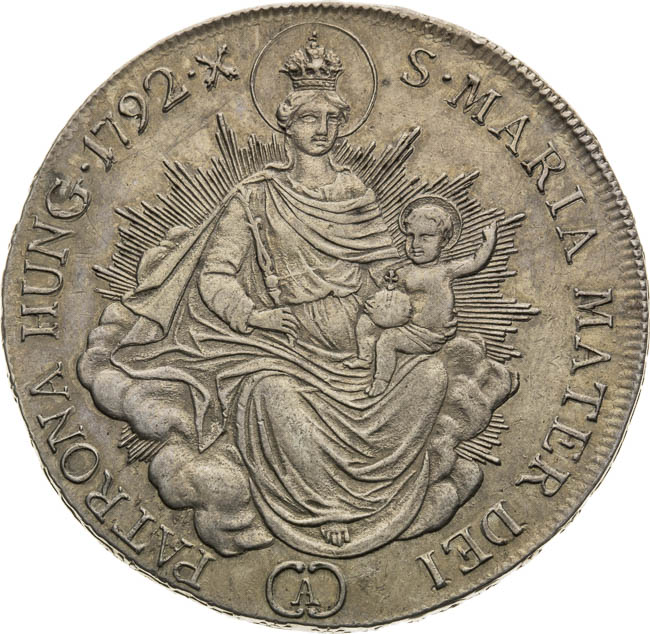 1/2 Thaler 1792 - back