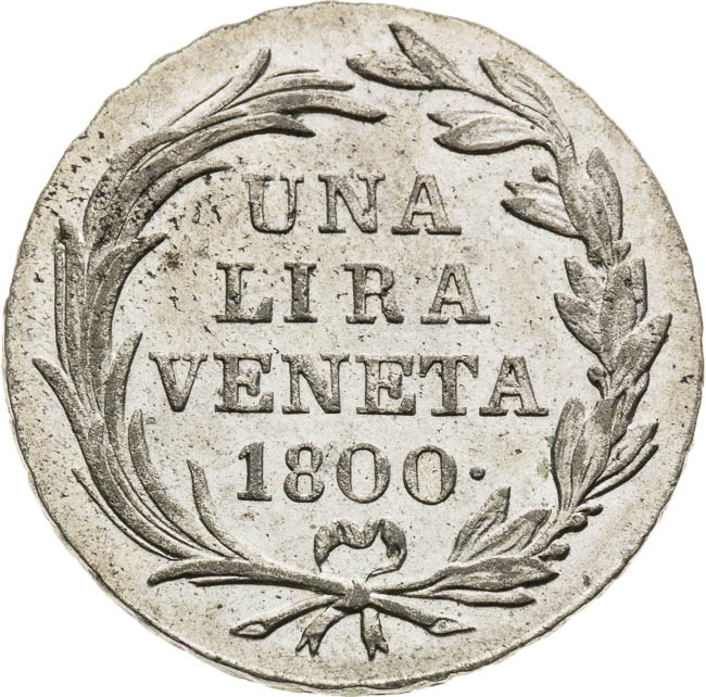 1 Lira 1800 - reverz