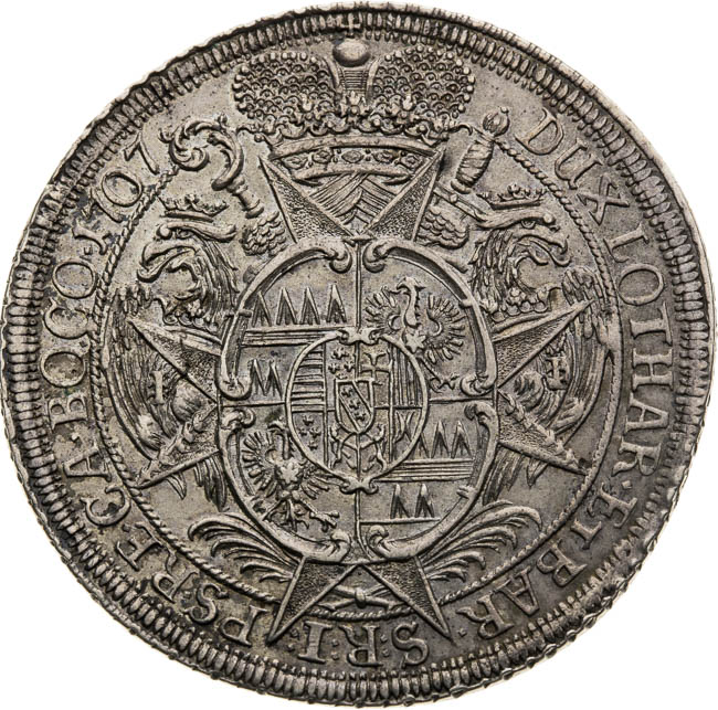 Thaler 1707 - back