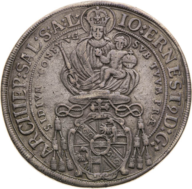 Thaler 1707 - back