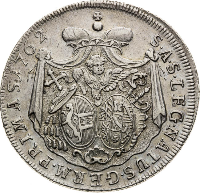 Thaler 1762 - back